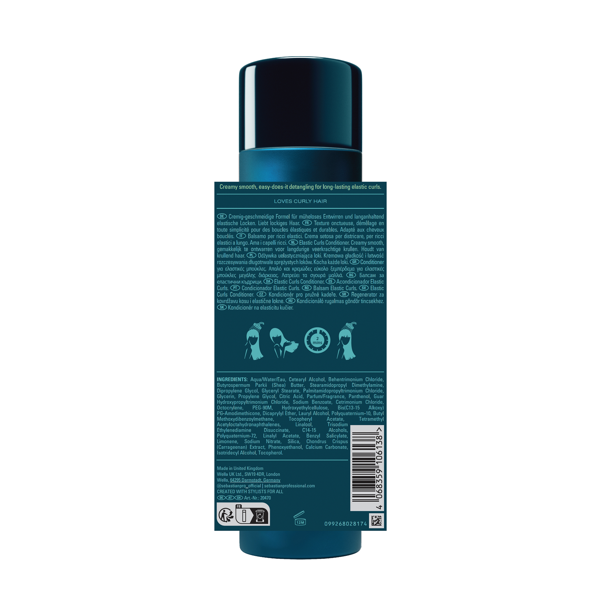 Sebastian Twisted Elastic Curl Conditioner 250 ml
