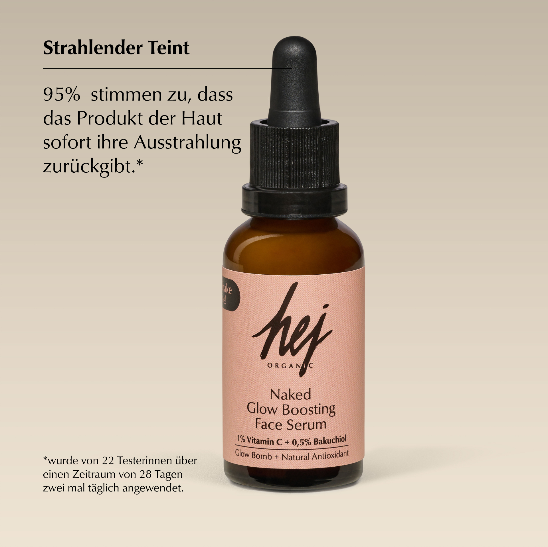 Hej Organic Naked Glow Boosting Face Serum 30 ml Hej Organic Naked Glow Boosting Face Serum 30 ml