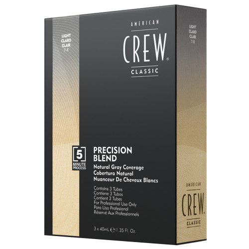 American Crew Classic Precision Blend Natural Gray Coverage - 3x 40ml