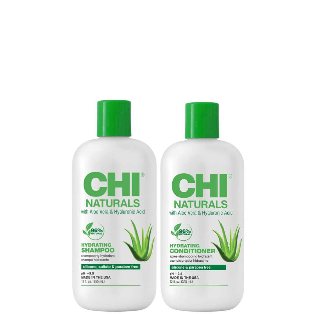 CHI Naturals Aloe Vera & Hyaluronic Acid Hydrating Duo