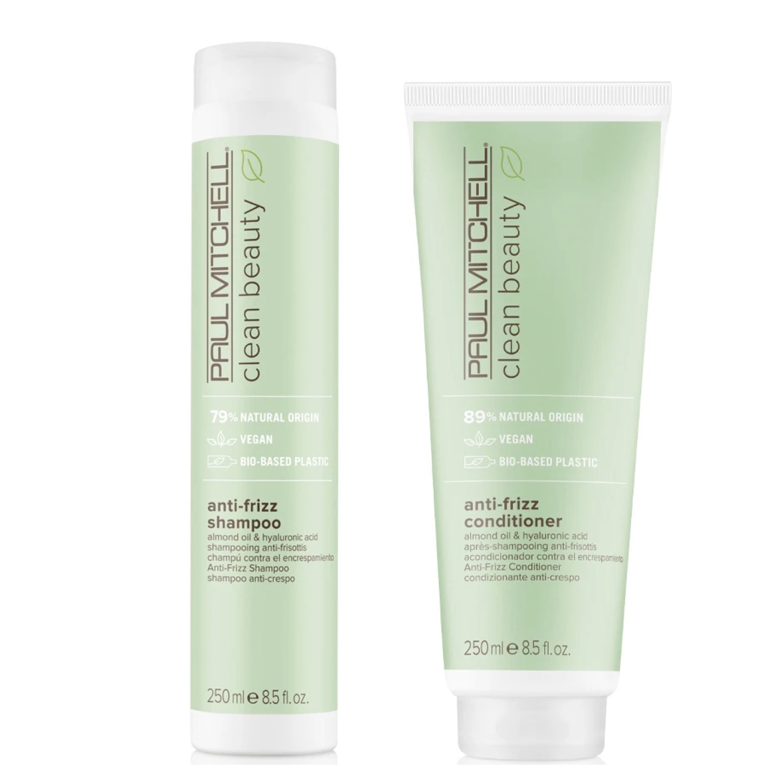 Paul Mitchell Clean Beauty Anti-Frizz Duo - Anti-Frizz Shampoo 250ml + Anti-Frizz Conditioner 250ml Paul Mitchell Clean Beauty Anti-Frizz Duo - Anti-Frizz Shampoo 250ml + Anti-Frizz Conditioner 250ml