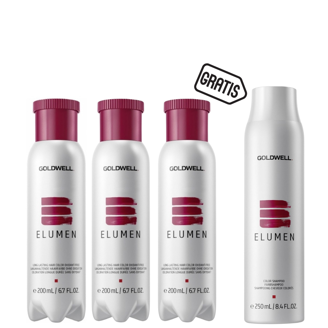 Goldwell Elumen SV@10 200 ml 3er Set + gratis Elumen Shampoo 250 ml