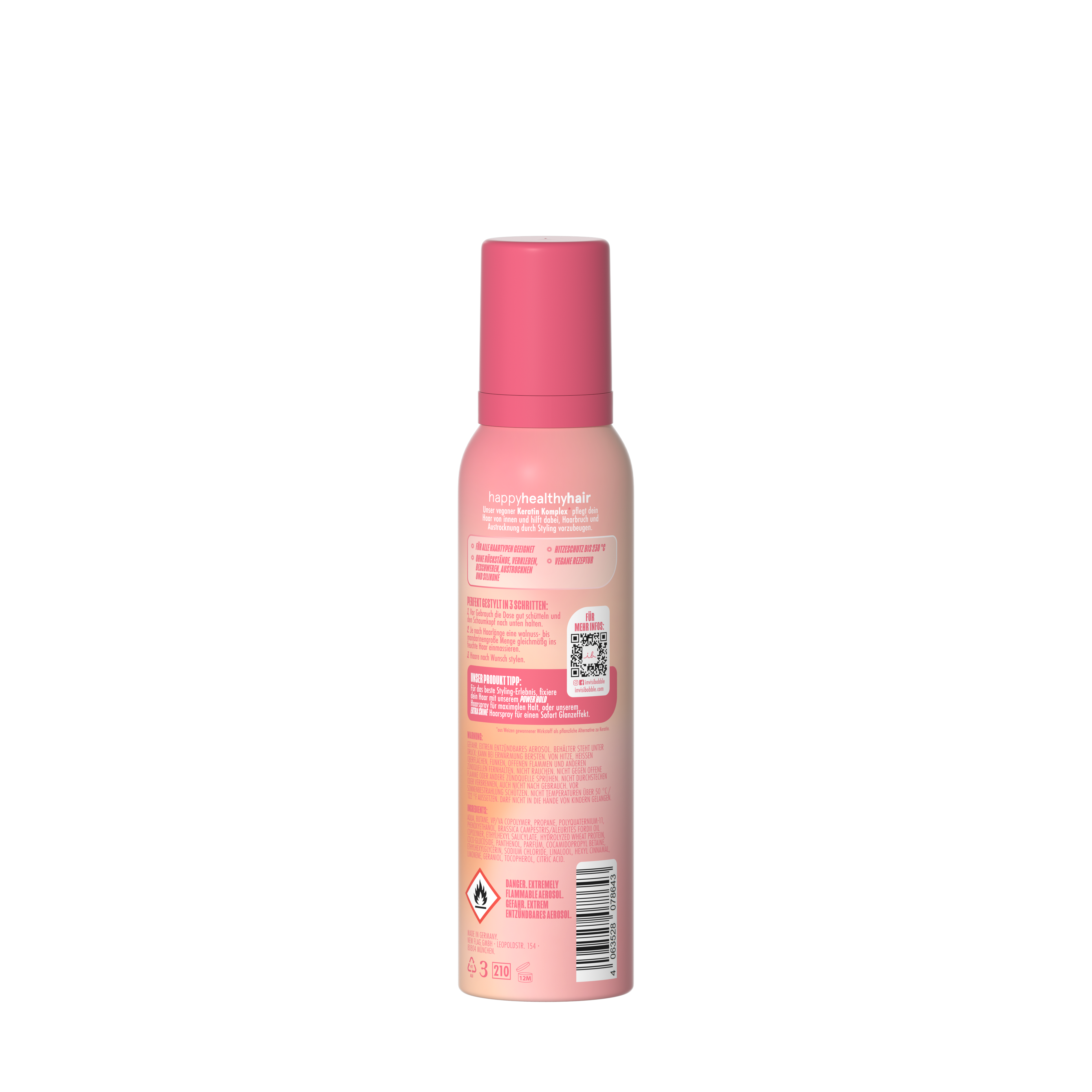 Invisibobble Extra Volume Schaumfestiger 150 ml Invisibobble Extra Volume Schaumfestiger 150 ml