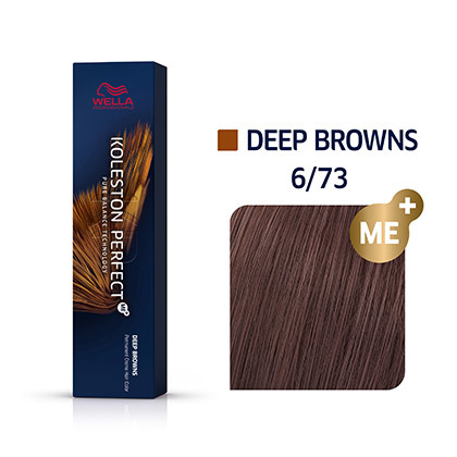 Wella KOLESTON PERFECT Deep Browns 6/73 Dunkelblond Braun-Gold 60ml Wella KOLESTON PERFECT Deep Browns 6/73 Dunkelblond Braun-Gold 60ml