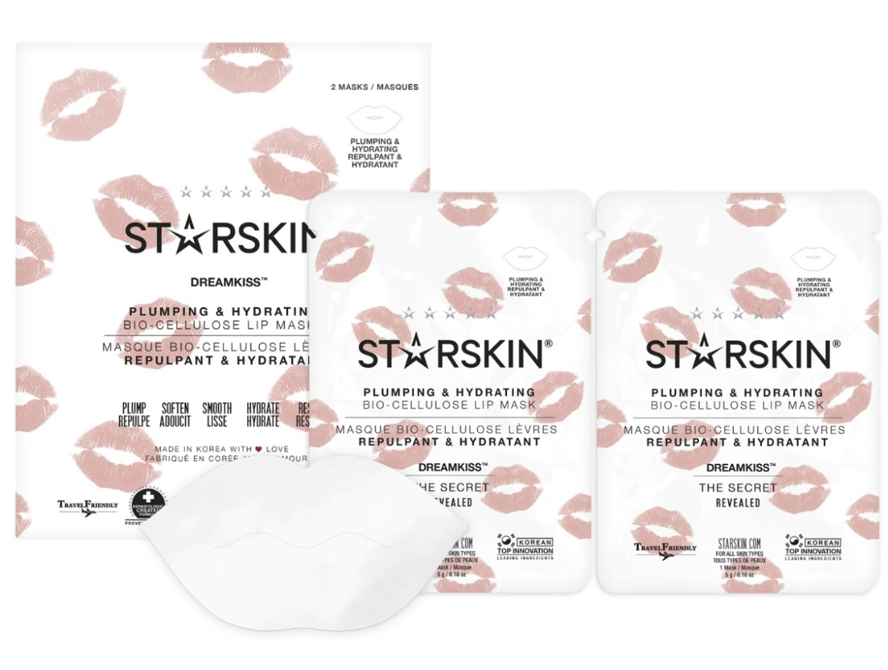 Starskin Dreamkiss Plumping & Hydrating Bio-Cellulose Lip Masks 2 Stück