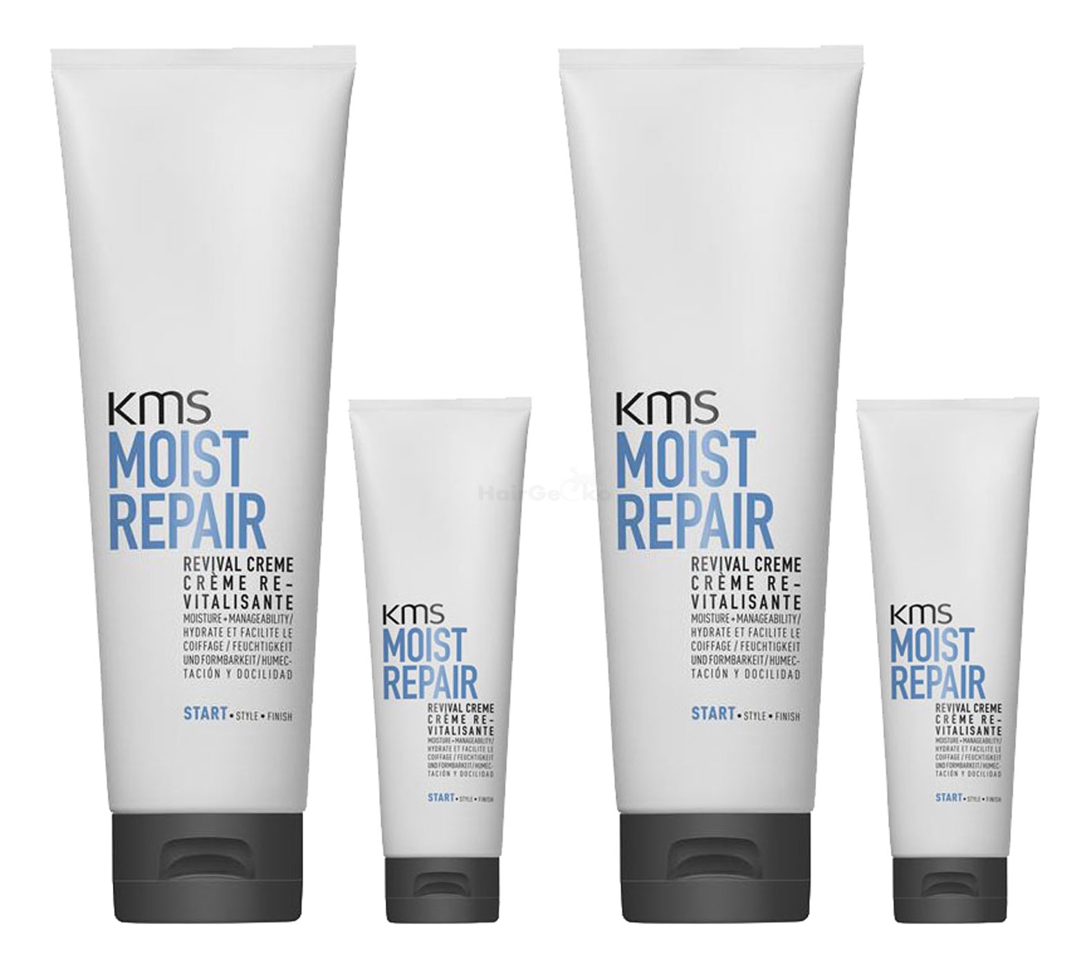 KMS California MOISTREPAIR Revival Creme 2x125ml + 2x20ml = 290ml - NEU