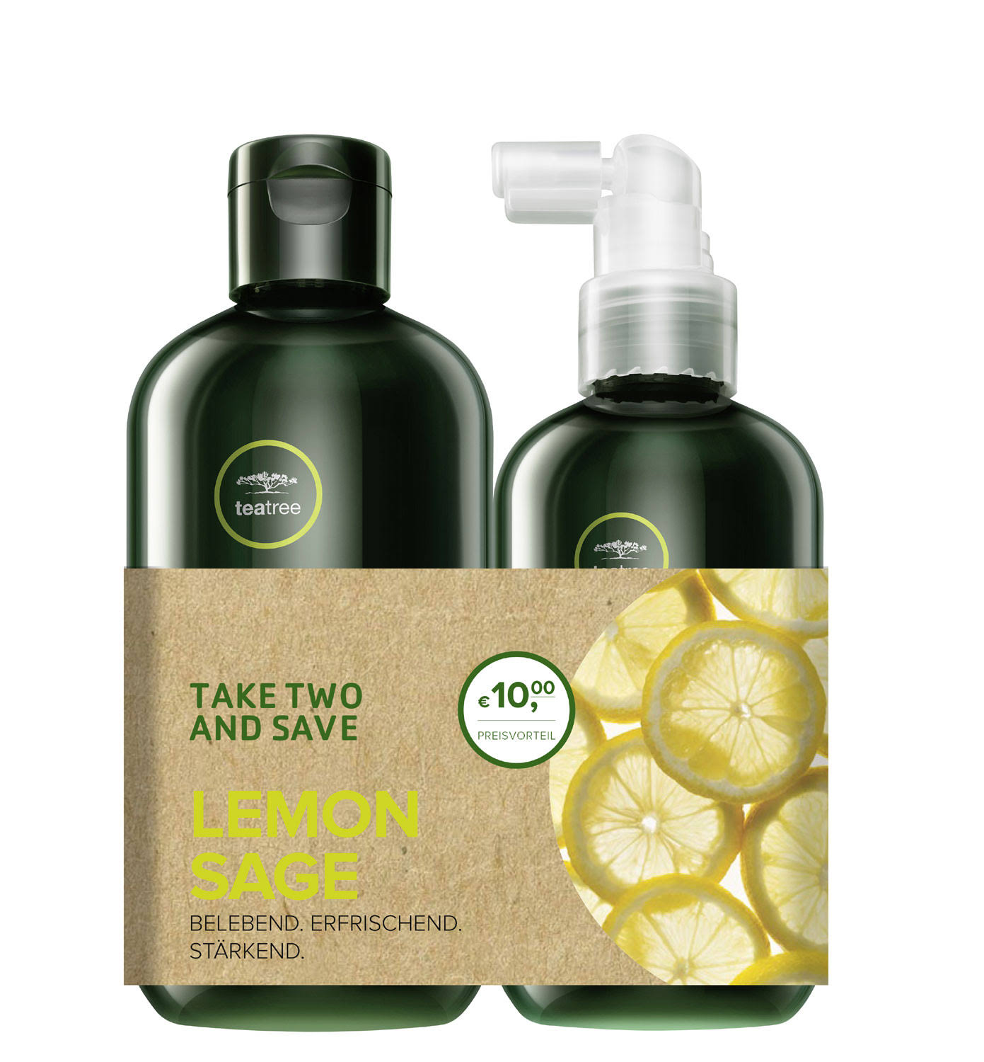 Paul Mitchell Save On Duo Lemon Sage Thickening Set - Shampoo 300ml + Spray 200ml