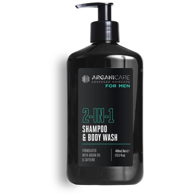 Arganicare For Men 2-in-1 Shampoo & Body Wash 400 ml Arganicare For Men 2-in-1 Shampoo & Body Wash 400 ml
