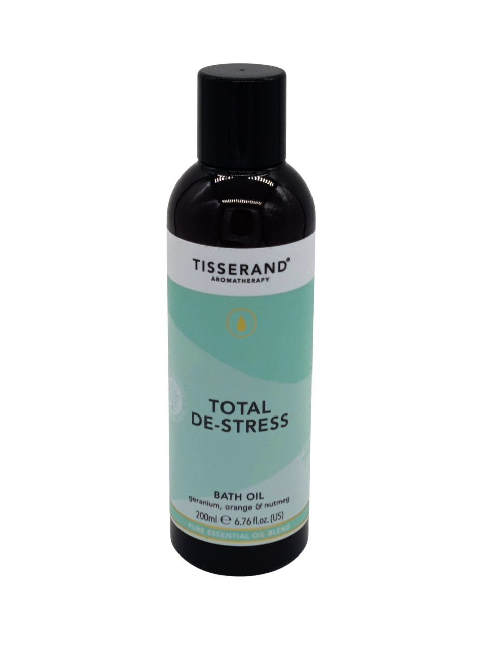 Tisserand Aromatherapy Total De-Stress Bath Oil 200 ml