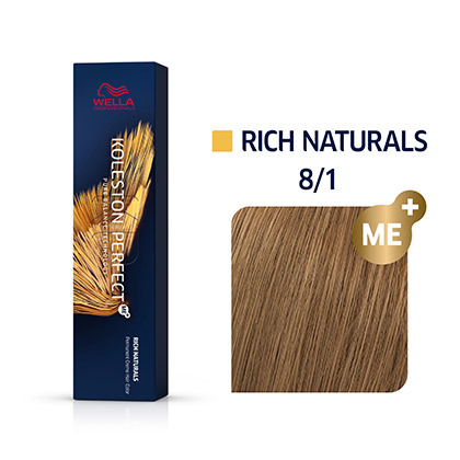 Wella KOLESTON PERFECT Rich Naturals 8/1 Hellblond Asch 60ml