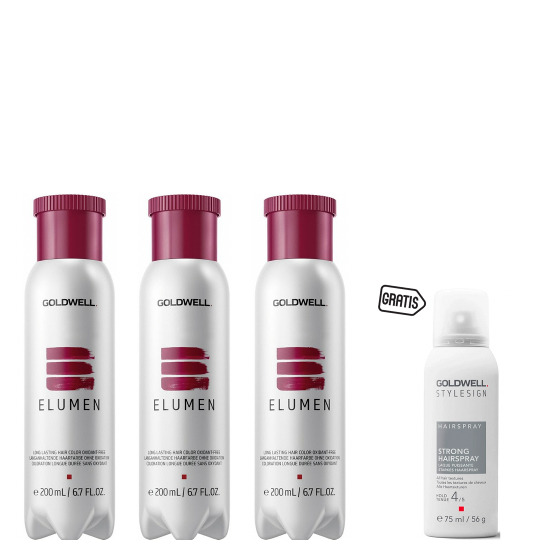 Goldwell Elumen RV@all 200 ml 3er Set + gratis Haarspray 75 ml