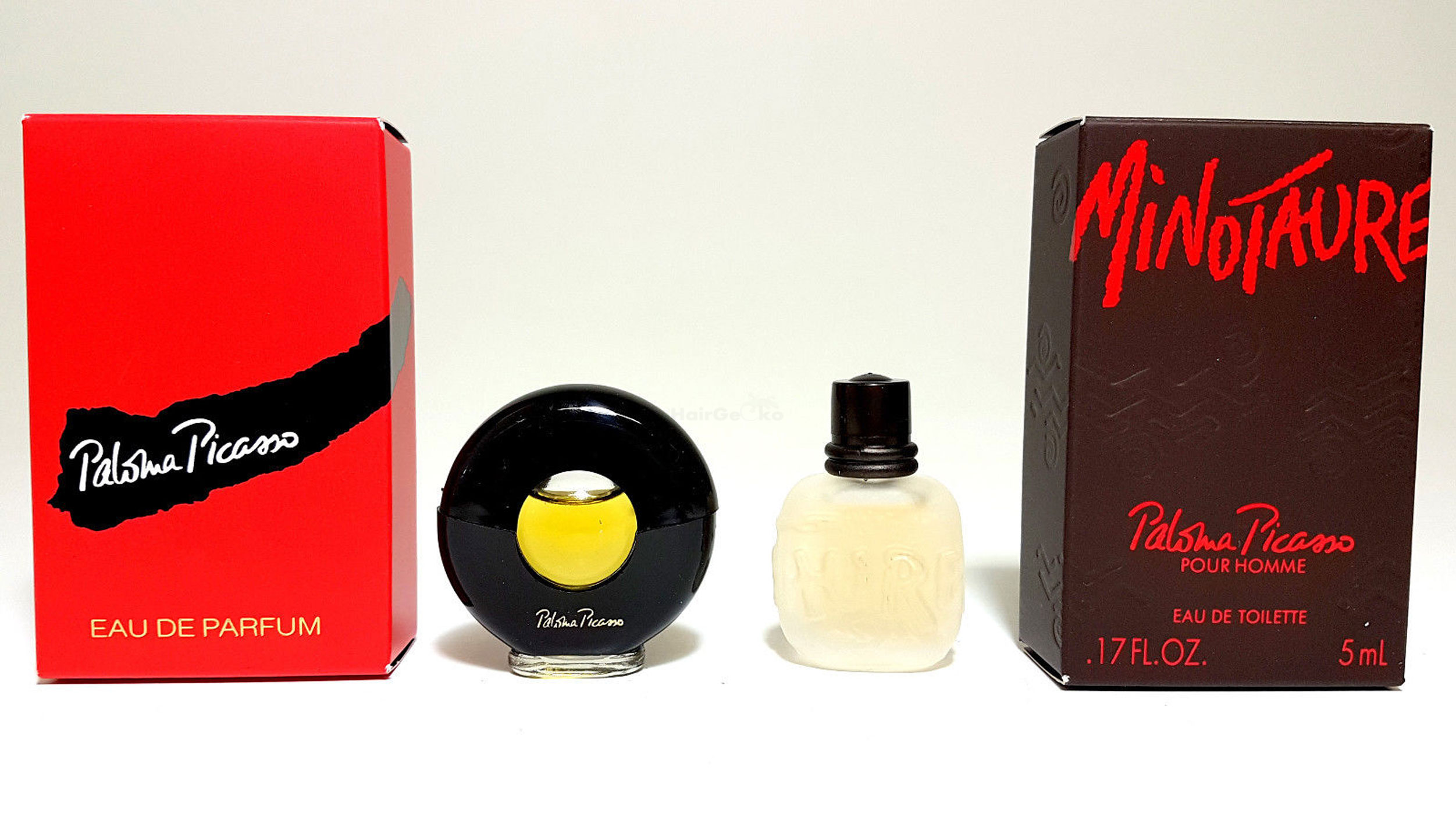 Paloma Picasso Parfum Miniaturen Set - Paloma Picasso Miniatur EDP Eau de Parfum 5ml + Paloma Picasso Minotaure Pour Homme 5ml