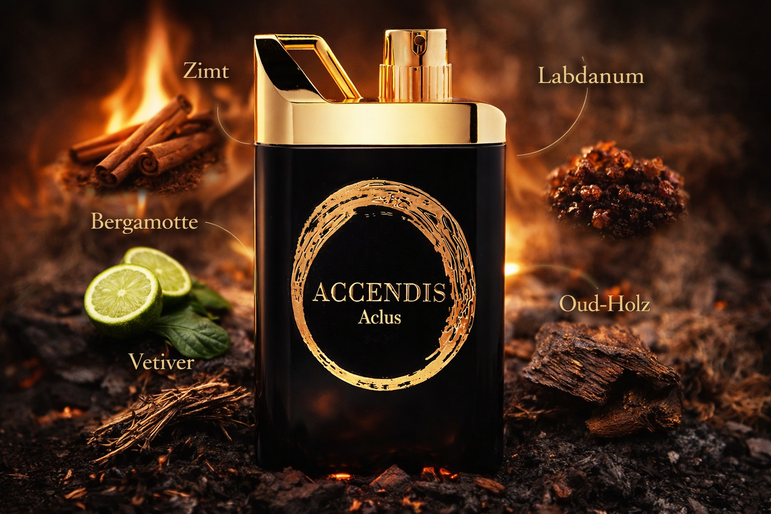Accendis The Blacks Aclus Eau de Parfum Spray 100 ml