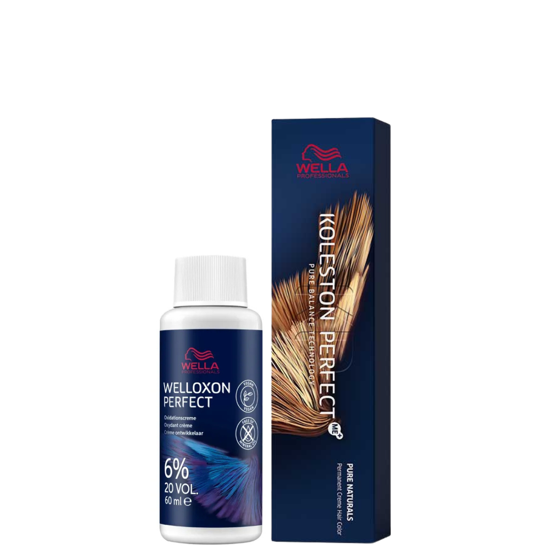 Wella Koleston Perfect Pure Naturals 8/07 + Welloxon Perfect 6% 60 ml Wella Koleston Perfect Pure Naturals 8/07 + Welloxon Perfect 6% 60 ml