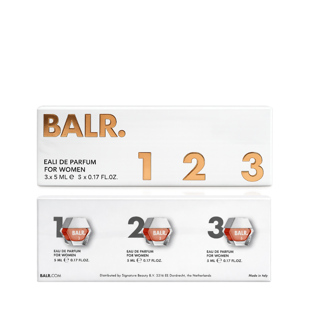 BALR. Eau de Parfum Set für Damen – 3x 5 ml Duft-Trio (1, 2, 3)