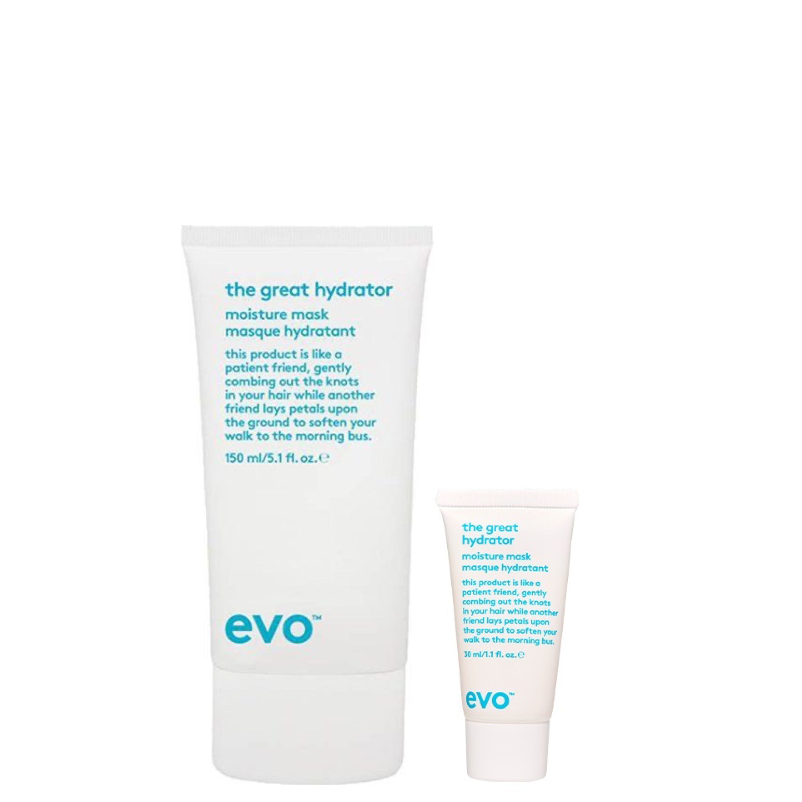 evo the great hydrator Moisture Mask 150 ml + 30 ml Gratis