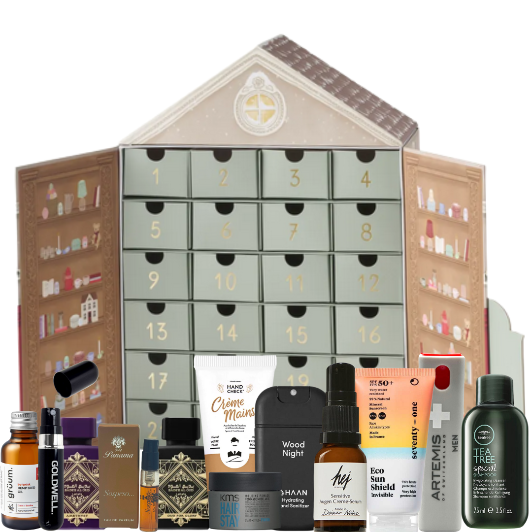 Men’s Deluxe Adventskalender – Pflege & Parfum für Herren Men’s Deluxe Adventskalender – Pflege & Parfum für Herren