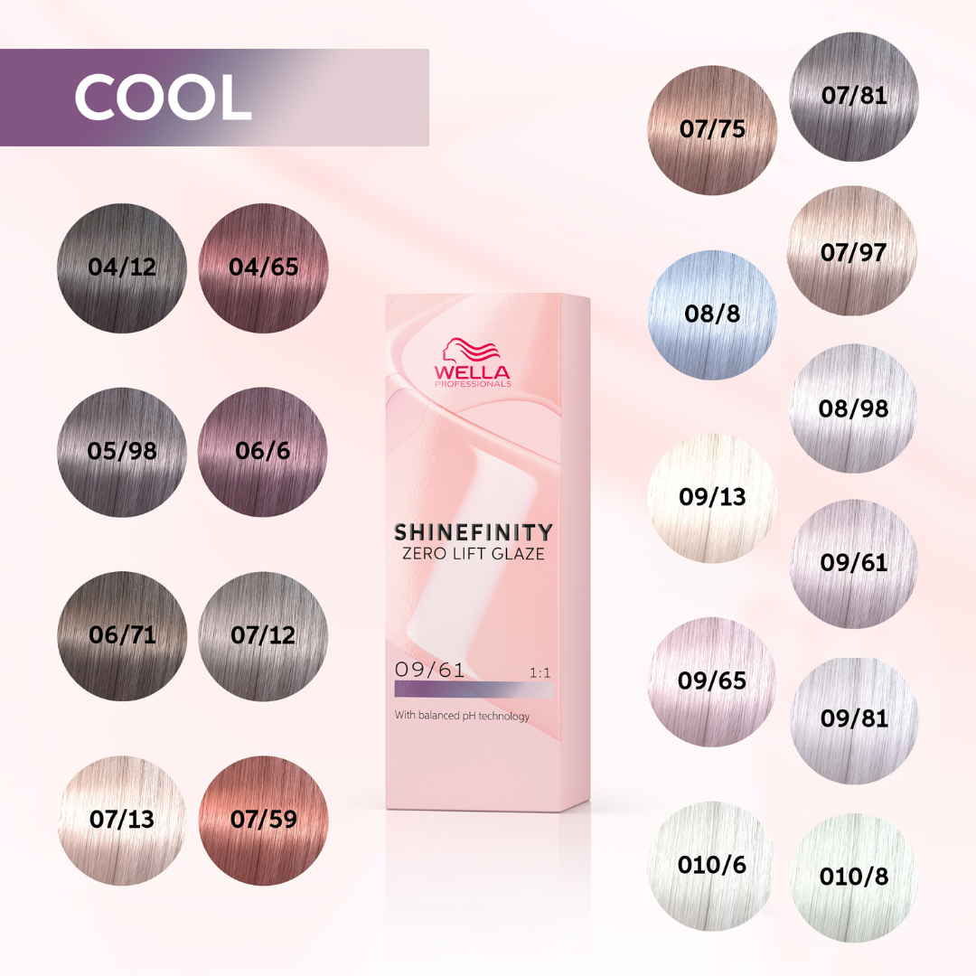 Wella Shinefinity Zero Lift Glaze 07/59 60 ml + Bottle Activator 60 ml