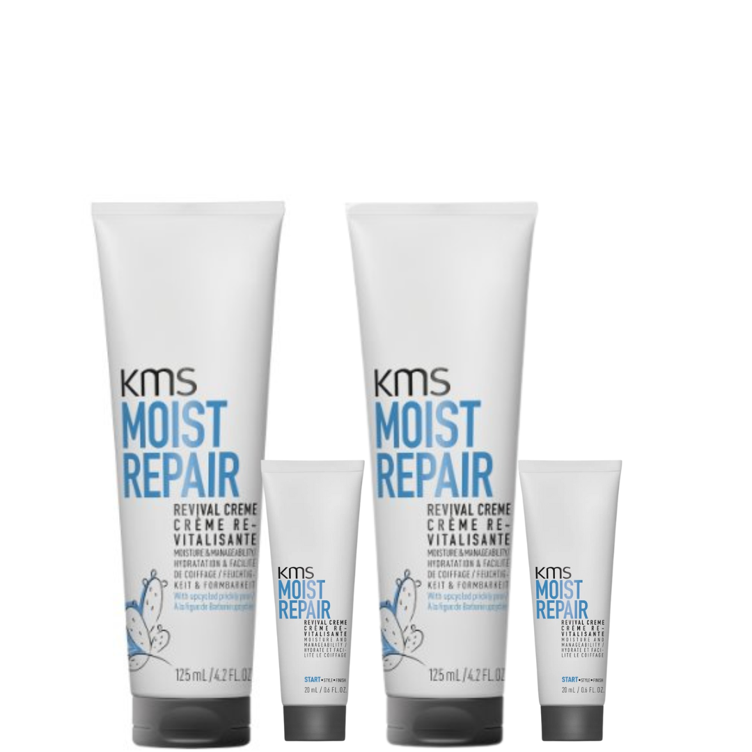 KMS California MOISTREPAIR Revival Creme 2x125ml + 2x20ml = 290ml - NEU