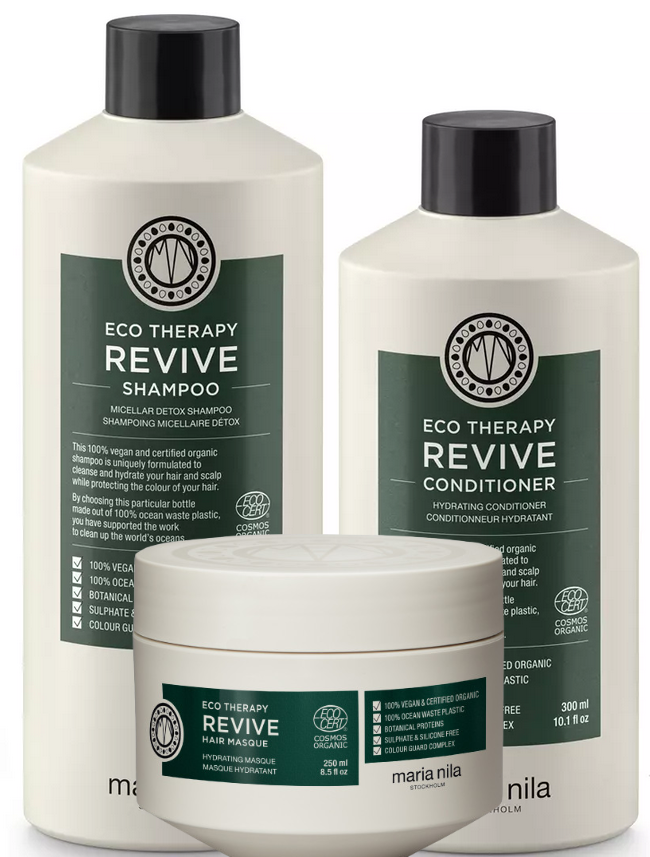Maria Nila Eco Therapy Revive Set Shampoo 350ml + Conditioner 300ml + Masque 250ml