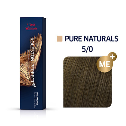 Wella KOLESTON PERFECT Pure Naturals 5/0 Hellbraun 60ml