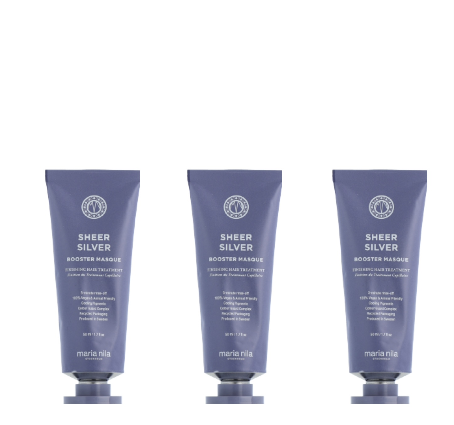 Maria Nila Sheer Silver Booster Masque 3x 50 ml = 150 ml