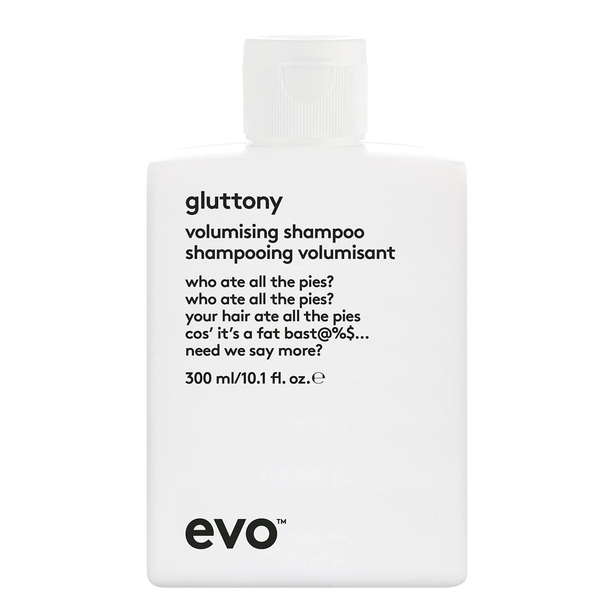 evo Hair Gluttony Volumising Shampoo 300ml