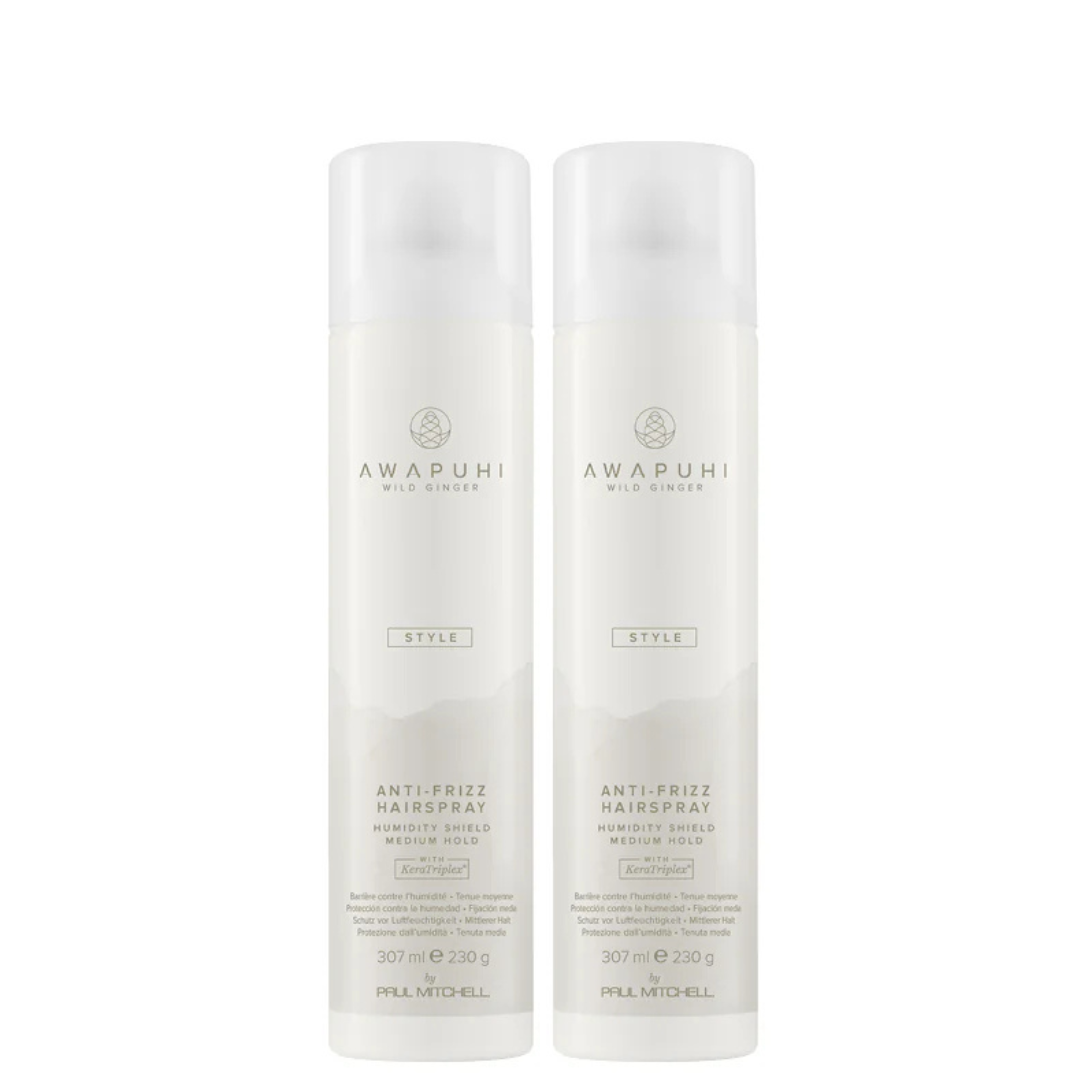Paul Mitchell Awapuhi Wild Ginger Anti-Frizz Hairspray Duo - 2x 307ml