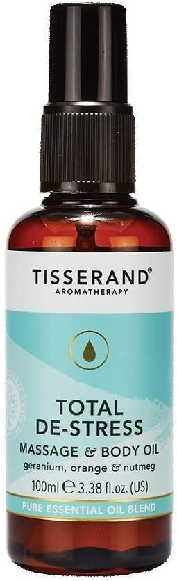 Tisserand Aromatherapy Total De-Stress Massage & Body Oil 100 ml