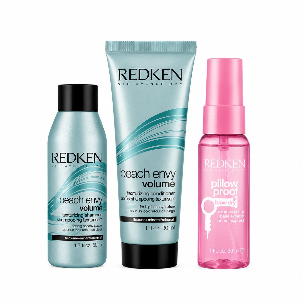 Redken Beach Envy Travel Set – Volumen, Beach Waves & Hitzeschutz für unterwegs