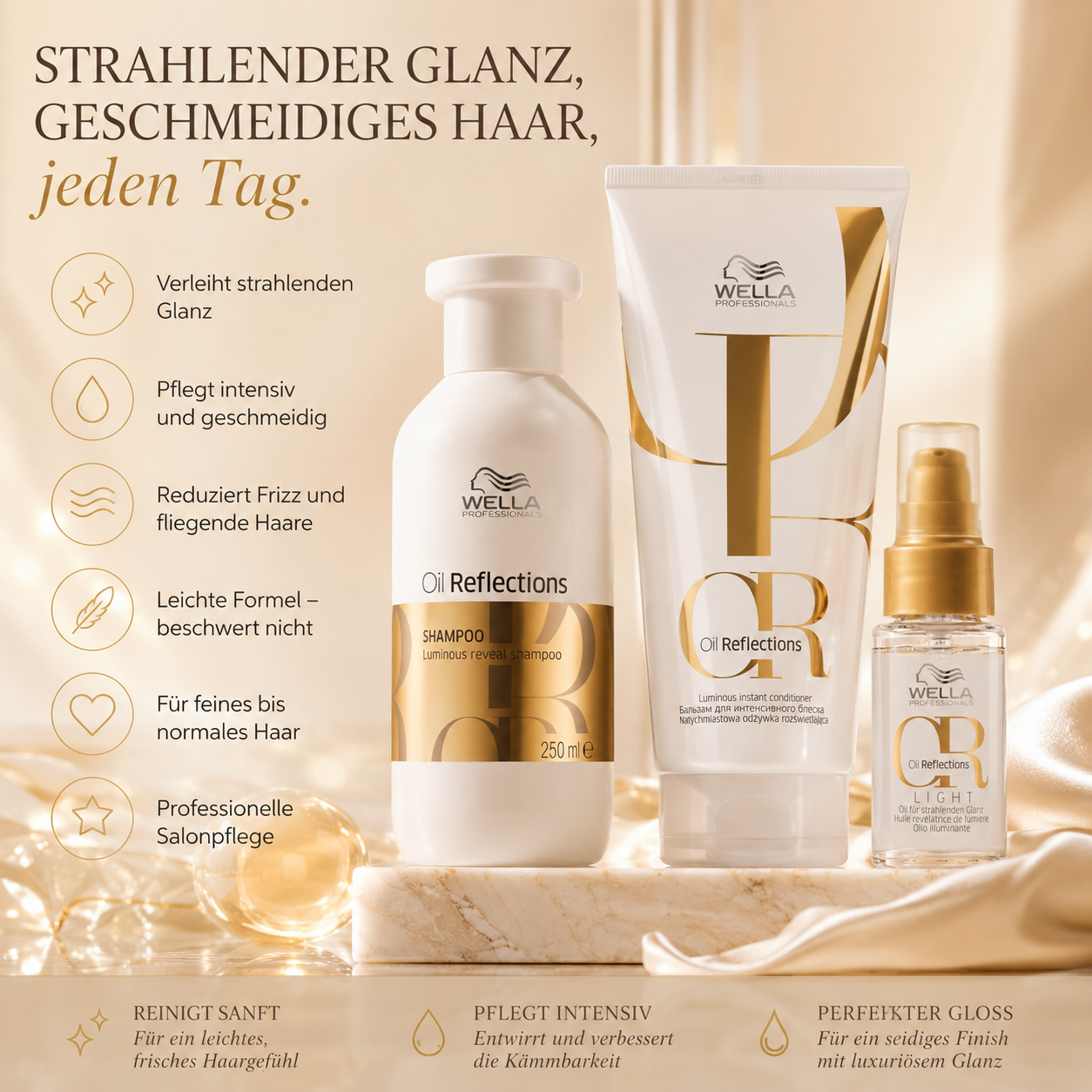 Wella Professionals Oil Reflections Glanzpflege-Set