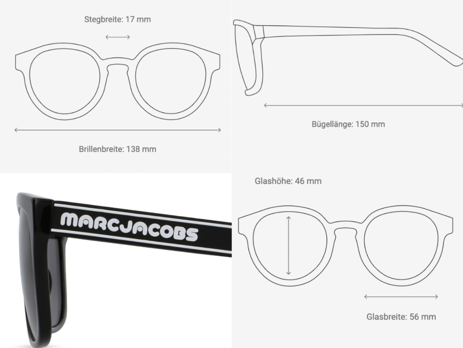 Marc Jacobs Sonnenbrille 357/S Marc Jacobs Sonnenbrille 357/S