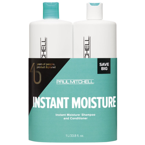 Paul Mitchell Moisture Set - Instant Moisture Shampoo 1000ml + Treatment 1000ml