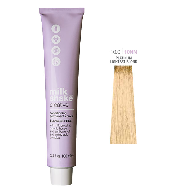 Milk_shake Creative Conditioning Permanent Colour 100ml Platinum Lightest Blond