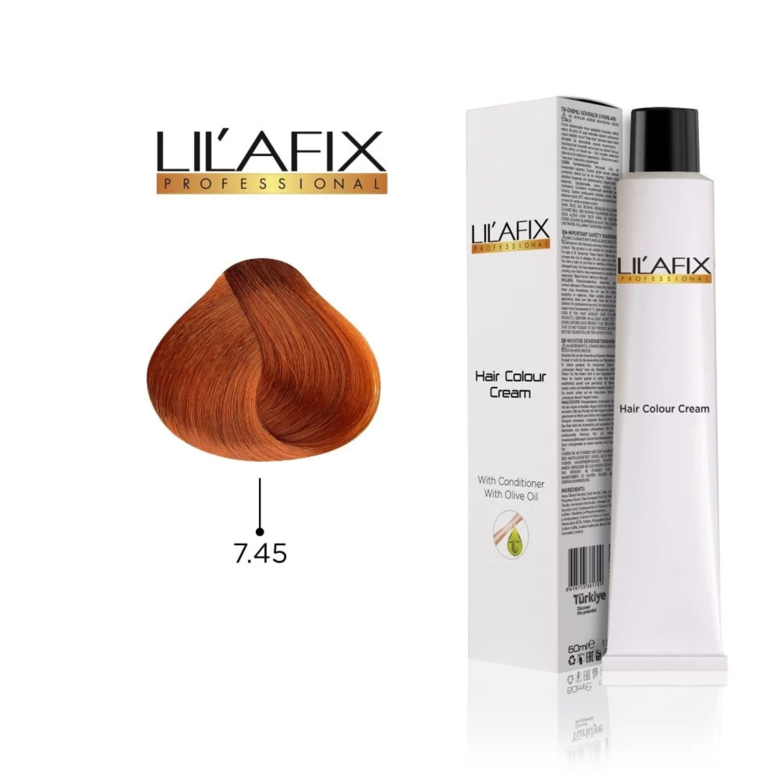 Lilafix Colour Art Exclusive Colour 100 ml - 7/45 Intensive Kupfer