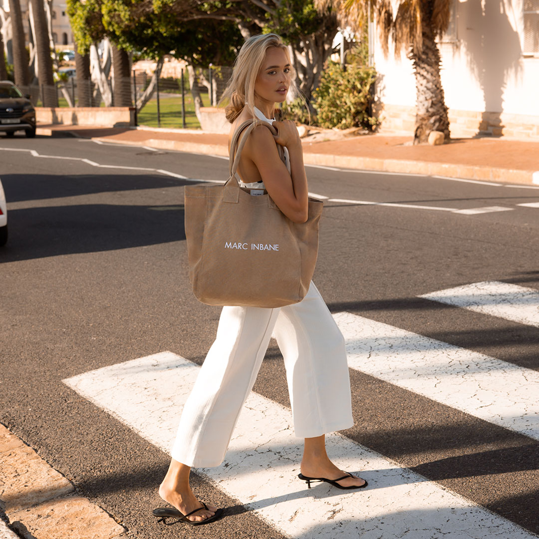 Marc Inbane Canvas Beach Bag