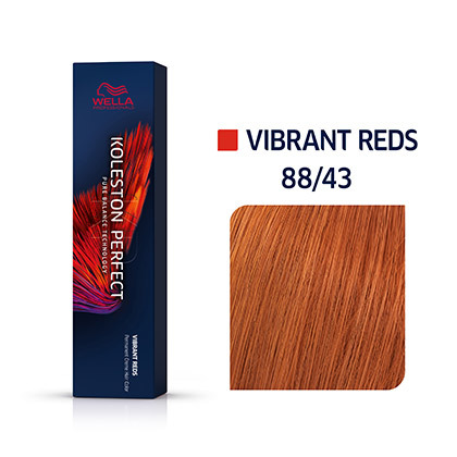 Wella KOLESTON PERFECT Vibrant Reds 88/43 Hellblond intensiv Rot-Gold 60ml