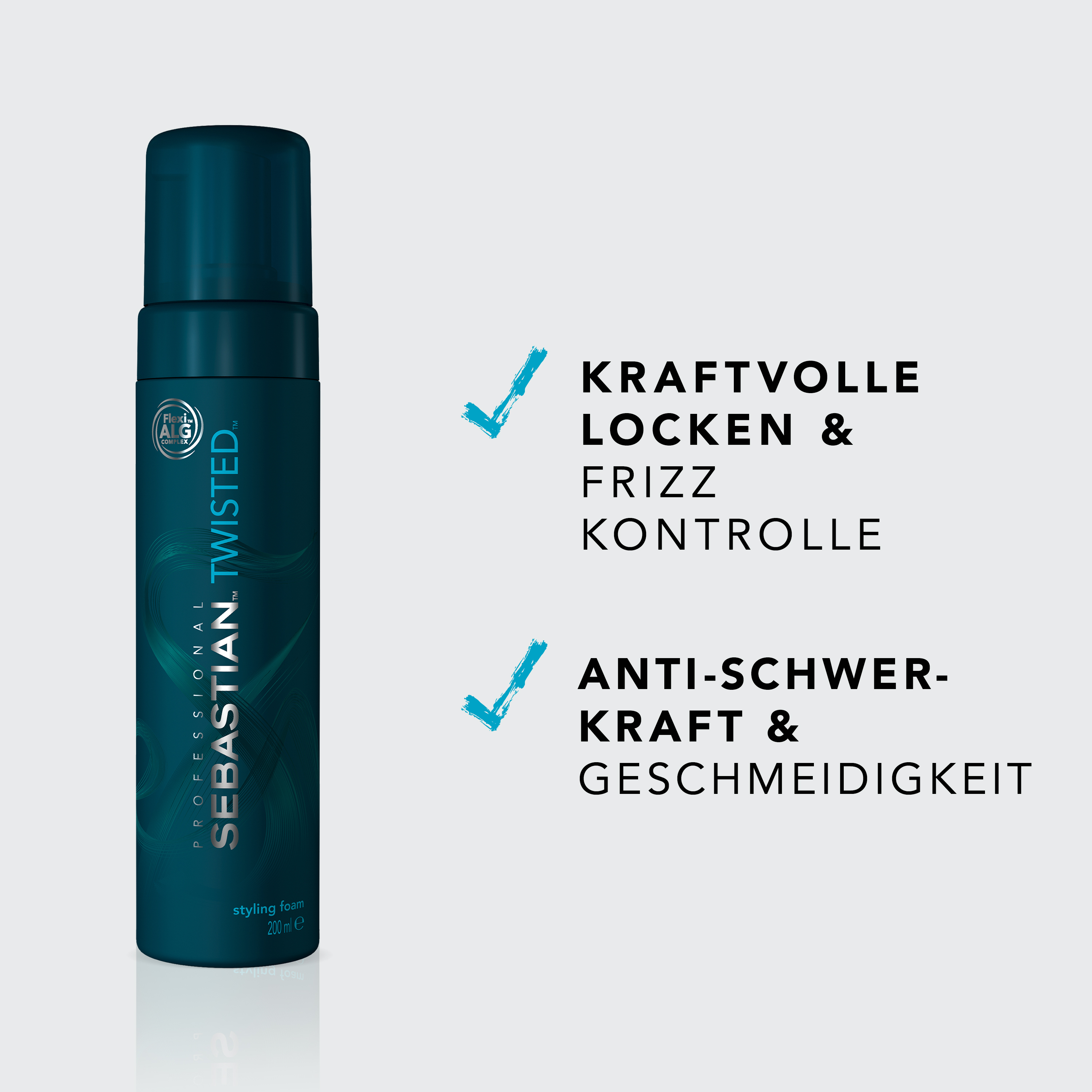 Sebastian Professional Twisted Curl Routine – Shampoo, Conditioner, Maske, Styling Foam & Curl Cream | Für definierte, elastische & langanhaltend schöne Locken