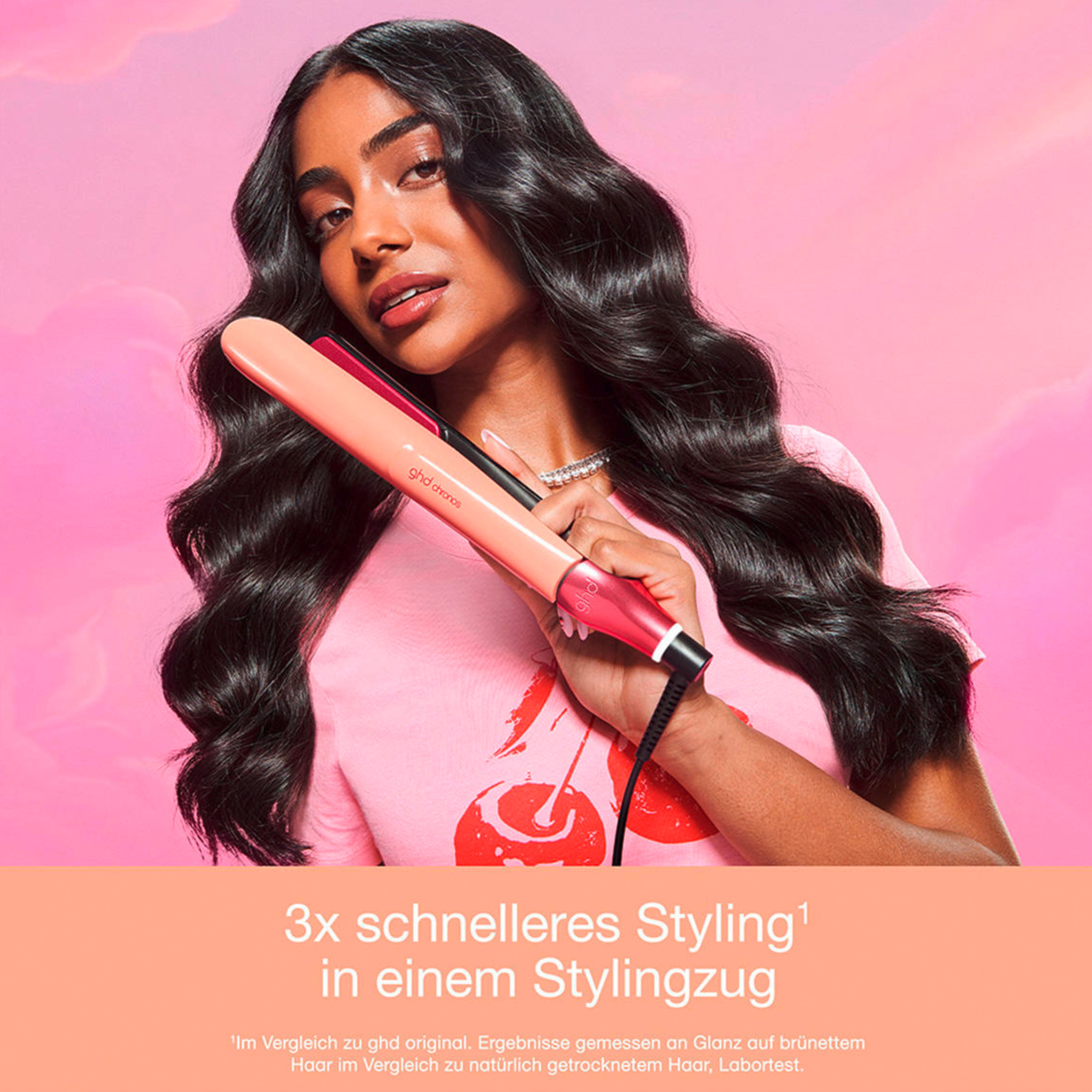 ghd Chronos Glätteisen – Jelly Collection – Styler in Sunkissed Peach