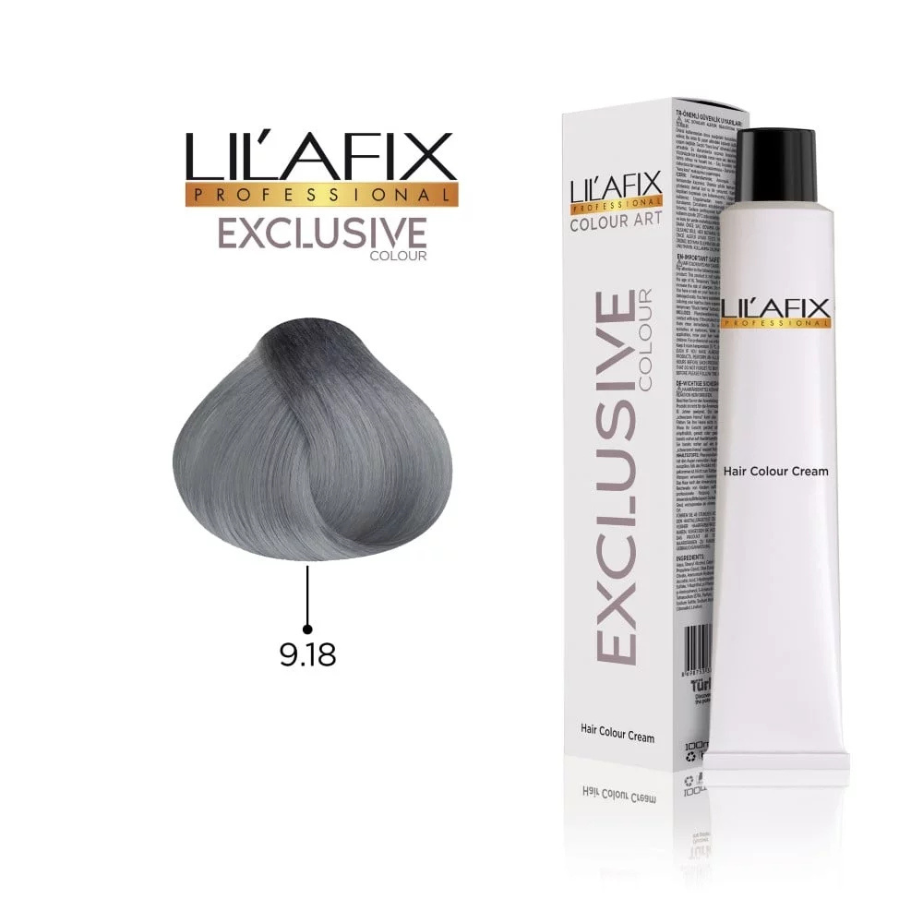 Lilafix Colour Art Exclusive Colour 100 ml - 9/18 Pastell Asch