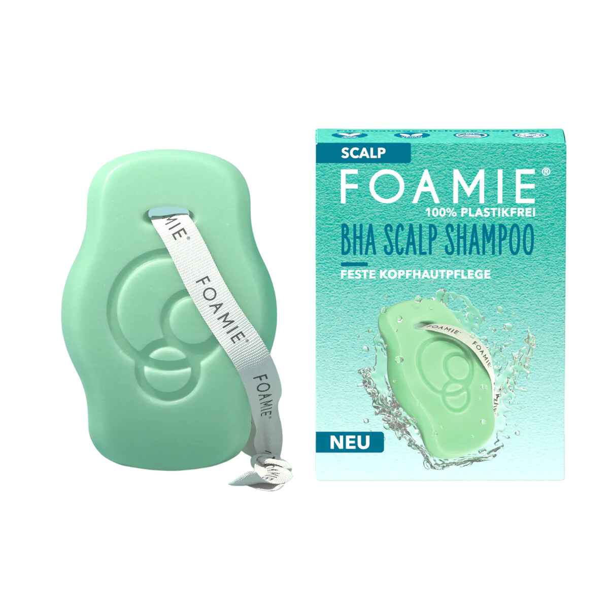 Foamie Bha Scalp Festes Shampoo