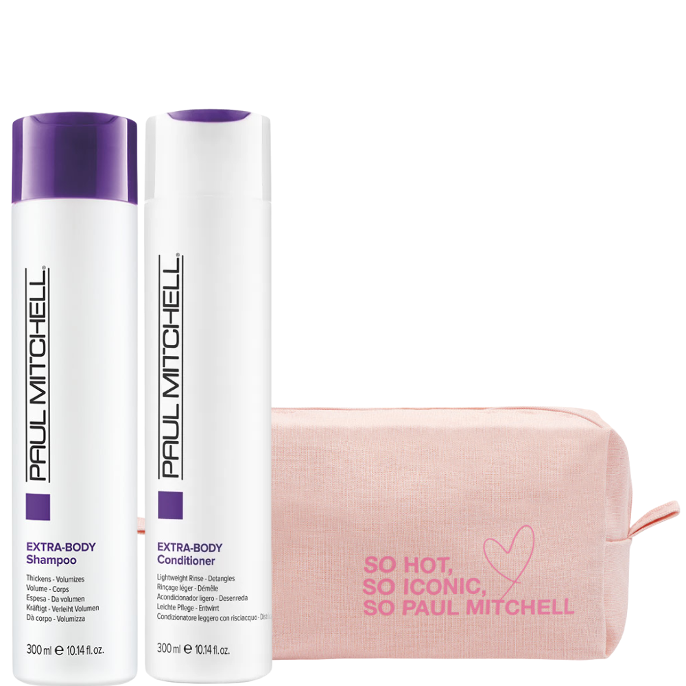 Paul Mitchell Extra Body Duo mit Kosmetiktasche