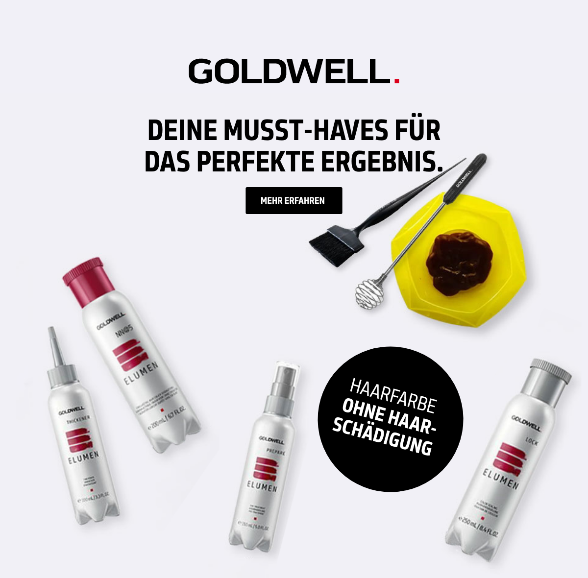 Goldwell Elumen RR@all Home Set + gratis Minis Goldwell Elumen RR@all Home Set + gratis Minis