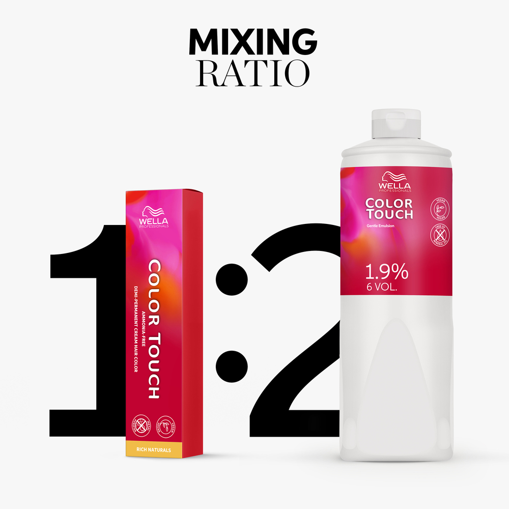 Wella Color Touch Rich Naturals 9/97 60 ml + Intensiv-Emulsion 1,9 % 60 ml Wella Color Touch Rich Naturals 9/97 60 ml + Intensiv-Emulsion 1,9 % 60 ml