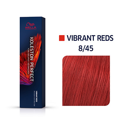 Wella KOLESTON PERFECT Vibrant Reds 8/45 Hellblond Rot-Mahagoni 60ml Wella KOLESTON PERFECT Vibrant Reds 8/45 Hellblond Rot-Mahagoni 60ml