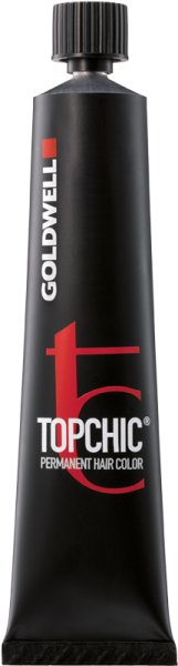 Goldwell Topchic Permanent Hair Color 60ml Haarfarbe - The Naturals 5N@RR Light Brown Elumenated Intense Red
