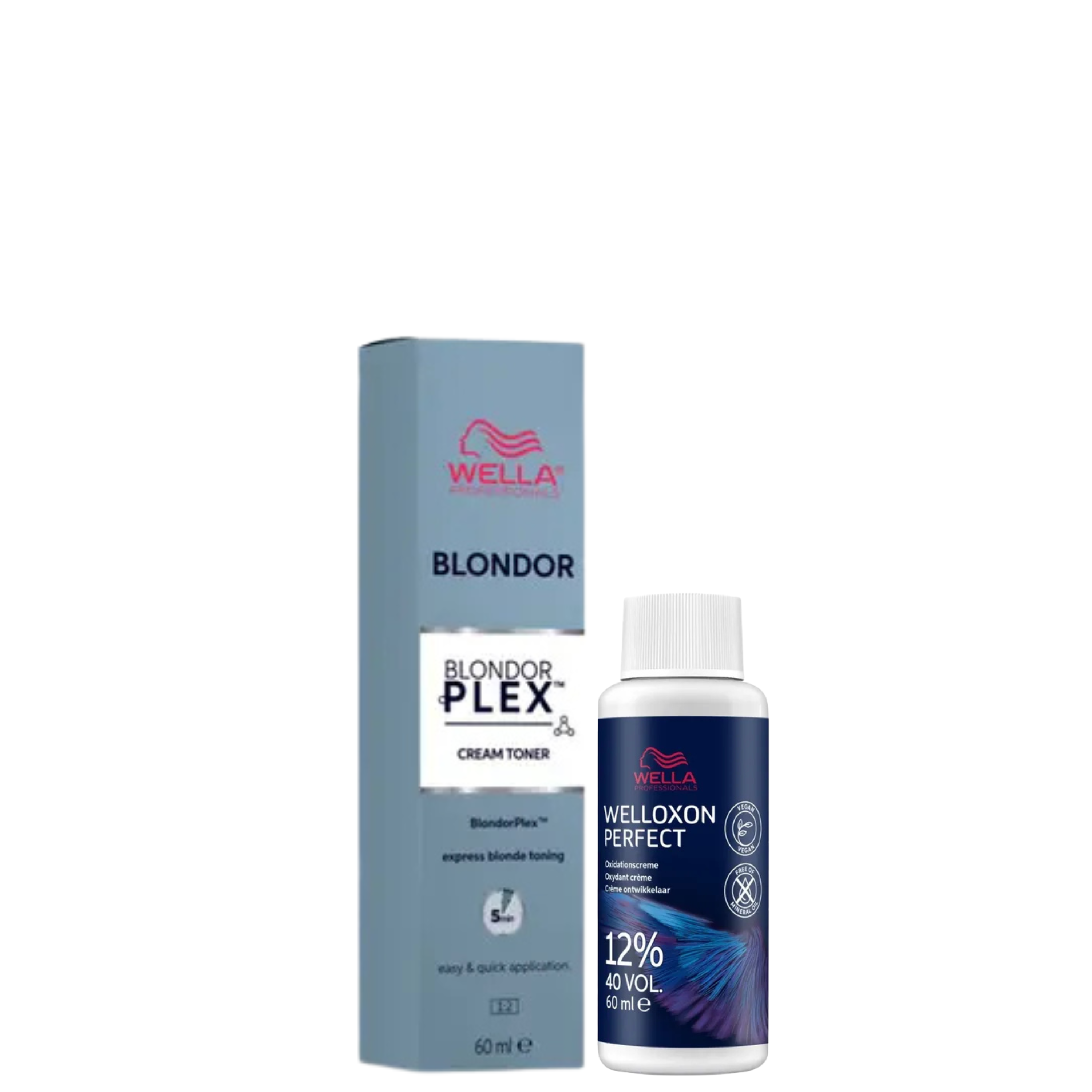 Wella BondorPlex Cream Toner /97 Scandi Beige + Welloxon Perfect 12% 60 ml