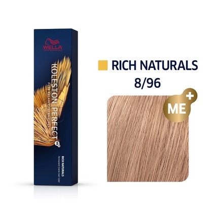 Wella KOLESTON PERFECT Rich Naturals 8/96 Hellblond Cendré-Violett 60ml