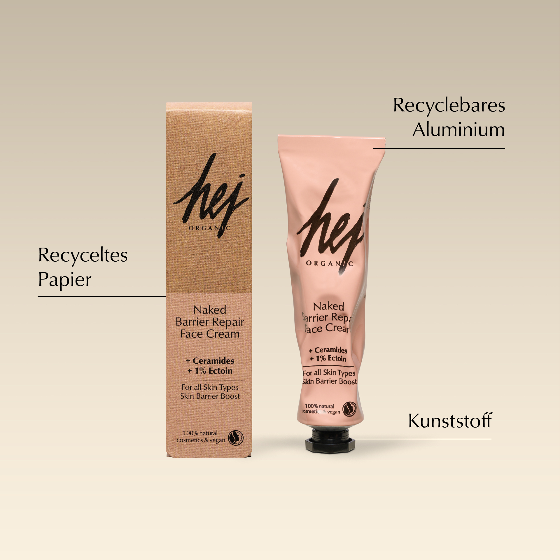 Hej Organic Naked Barrier Repair Face Cream 30 ml Hej Organic Naked Barrier Repair Face Cream 30 ml