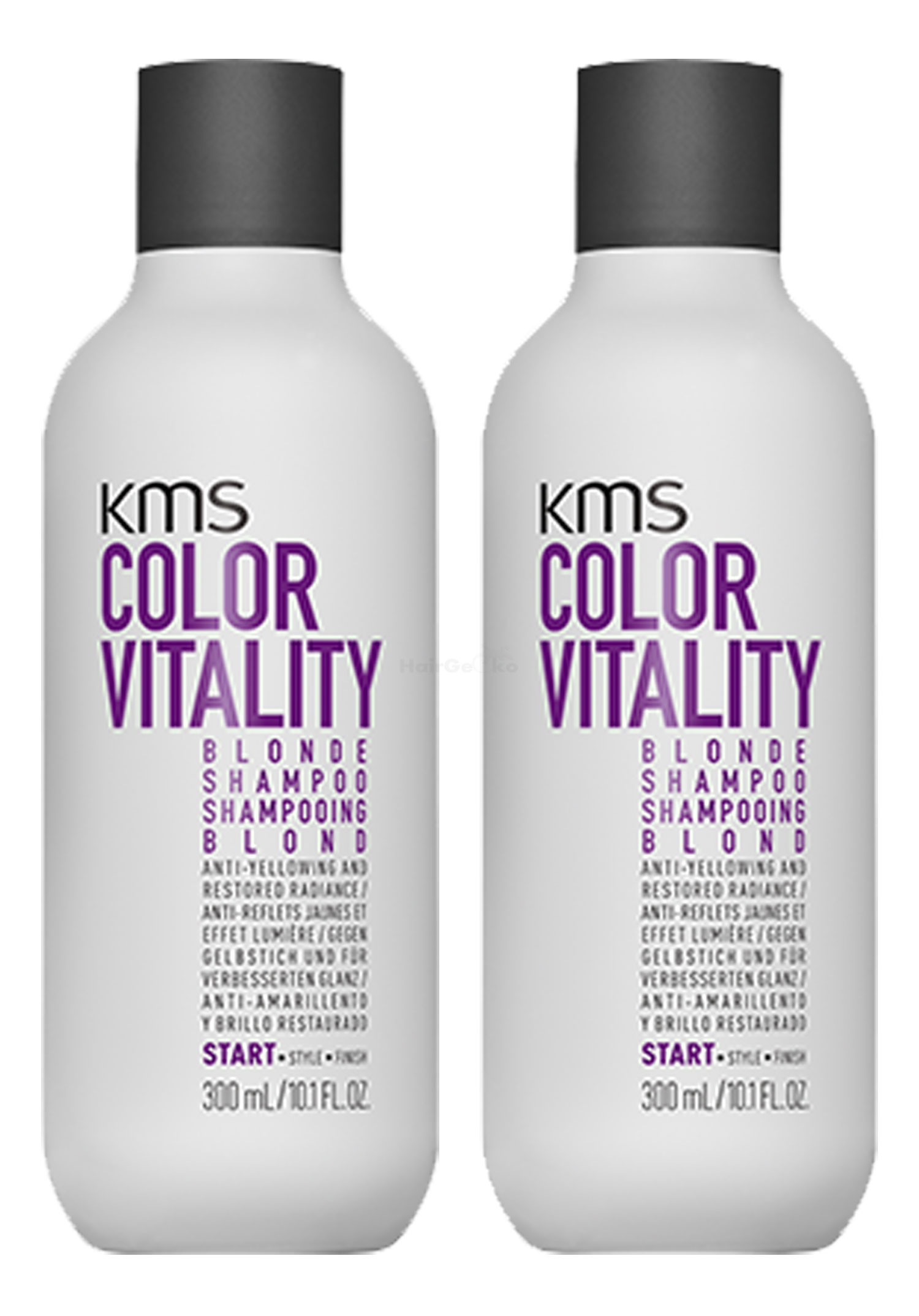 KMS California COLORVITALITY Blonde Shampoo 300ml x2 = 600ml - NEU